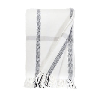 Pom Pom Copenhagen White/Grey Blanket & Pillows - Throw