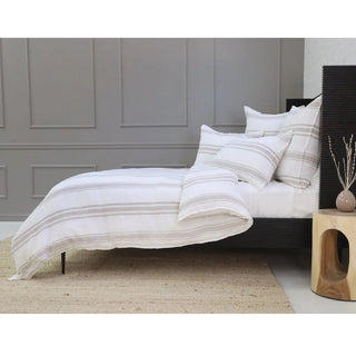 Pom Pom Jackson White/Natural Duvet & Shams