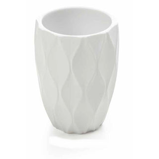 Roselli Trading Company Wave Bath Collection - Tumbler or Toothbrush Holder