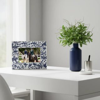 Olivia Riegel Blue & White Imperial Phoenix Frame