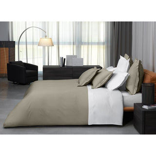 Signoria Gemma 200tc Percale Bed Linens - Khaki