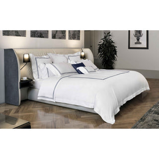 Signoria Granduca Nuvola Percale 600TC Bed Linens - Dark Blue