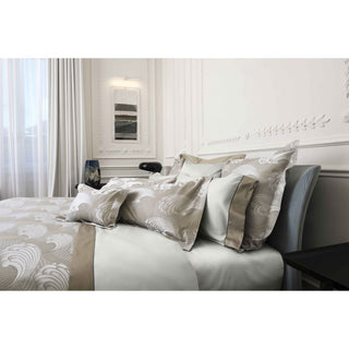 Signoria Lecce Jacquard 500tc Bed Linens - Grey/Beige