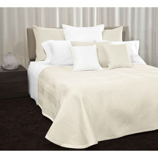 Signoria Letizia 300tc Quilted Coverlet & Shams - Ivory