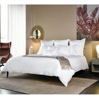 Signoria Lineare 600tc Sateen Bed Linens - White