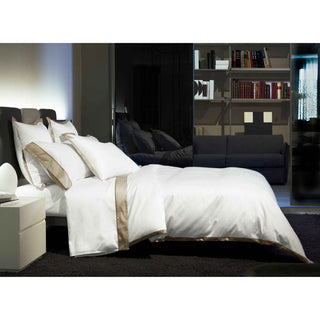 Signoria Luna 600tc Sateen Bed Linens - Flax