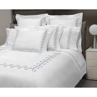 Signoria Marea 400tc Bed Linens - Wilton Blue