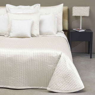 Signoria Siena 300tc Sateen Quilted Coverlet & Shams - Ivory