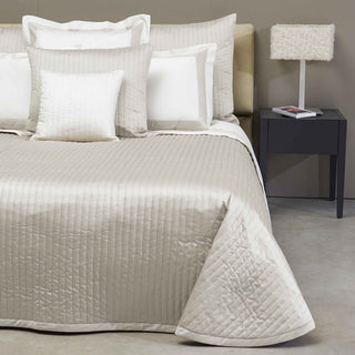 Signoria Siena 300tc Sateen Quilted Coverlet & Shams - Pearl