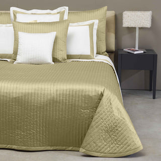 Signoria Siena 300tc Sateen Quilted Coverlet & Shams - Taupe