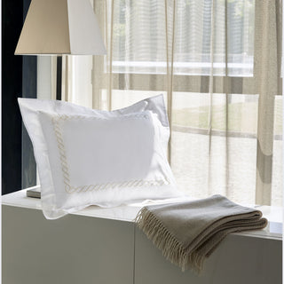 Signoria Soffio Percale 600TC Italian Bed Linens - Sham Ivory