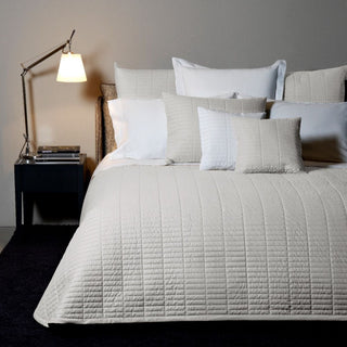 Signoria Spoleto 200tc Percale Coverlet & Shams - Pearl