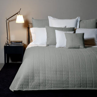 Signoria Spoleto 200tc Percale Coverlet & Shams - Silver Moon