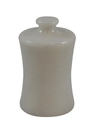 MarbleCrafter Vinca Pearl White Marble Cannister -31PW