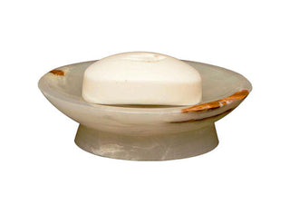 MarbleCrafter Vinca Light Green Onyx Soap Dish -4LG