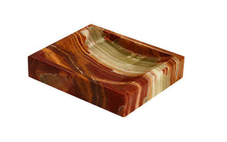 MarbleCrafter Myrtus Whirl Green Onyx Soap Dish