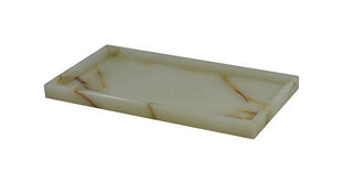 MarbleCrafter Vinca Light Green Onyx Large Amenity Tray -BA02-72LG