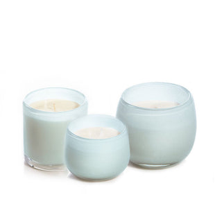 Alixx Artisan Glass Candles Ciel de Lin - Sky Blue - Collection