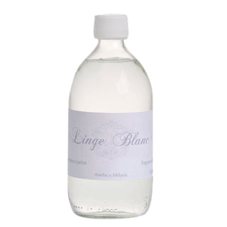 Amélie et Mélanie Linge Blanc Reed Diffuser Refill 500ml