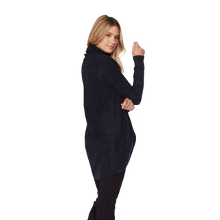 Barefoot Dreams Cozychic Lite Circle Cardi - Black