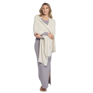 Barefoot Dreams CozyChic Lite Travel Shawl - One Size Fits Most