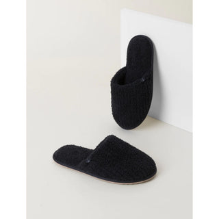 Barefoot Dreams CozyChic Ribbed Slipper - Black