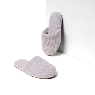 Barefoot Dreams CozyChic Ribbed Slipper - Sliver Ice