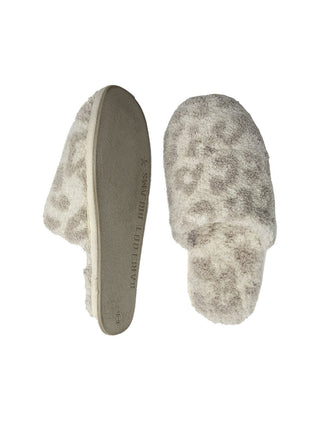 Barefoot Dreams CozyChic Women’s Barefoot In The Wild Slipper - Cream/Stone