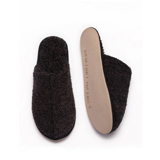 Barefoot Dreams Men's Cozy Slipper - Heathered Carbon/Black