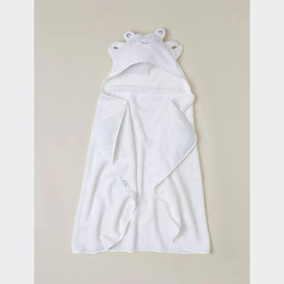 Barefoot Dreams Toddler Hooded Towel & Washcloth Set - Crab - Sea Salt