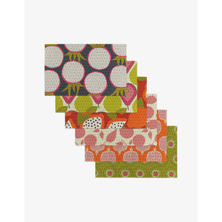 Geometry Not Paper Towels - Tropical Fruit - Set of 6 Shown