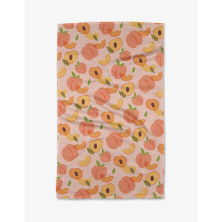 Geometry Tea Towel - Peaches