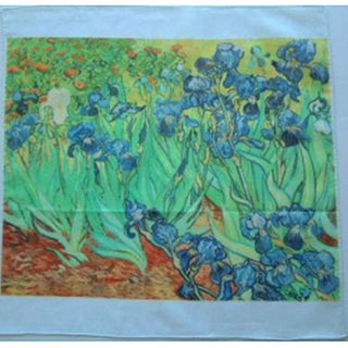 Gerbrend Vincent Van Gogh Irises Handkerchief #131/08