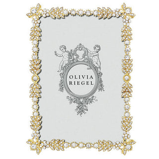 Olivia Riegel Gold Duchess 4" x 6" Jeweled Frame