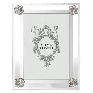 Olivia Riegel Paw Print 5" x 7" Silver Frame