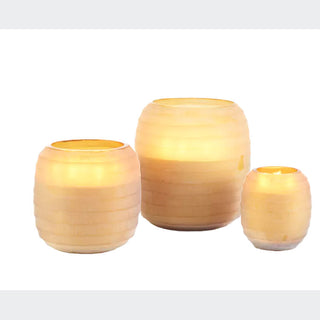 Onno Waves Yellow Phukett Lotus Small Candle - Collection