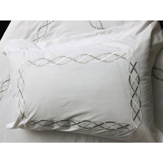 Opulence of Southern Pines by Capecchi - Luxury Embroidered Bed Linens made in Italy.