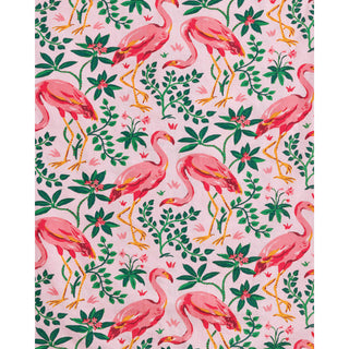 Printfresh Flock of Flamingos Swatch - Rose