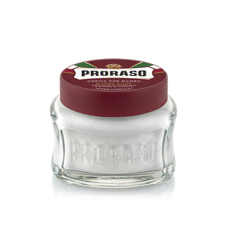 Proraso Pre-Shave Cream Nourish for Rough Beards in a Jar 3.6 oz.