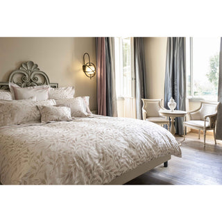 Signoria Argentario Jacquard 500tc Bed Linens - Pink/Khaki
