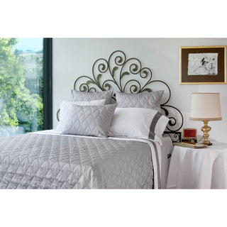 Signoria Filicudi 300tc Quilted Coverlet & Shams - Silver Moon