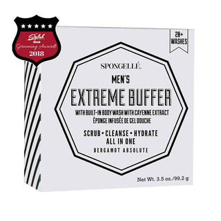 Spongelle Men's Extreme Buffer Collection - Bergamot Absolute