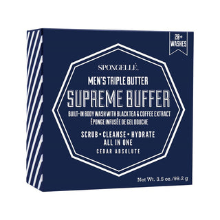 Spongelle Men's Supreme Buffer Collection - Cedar Absolute