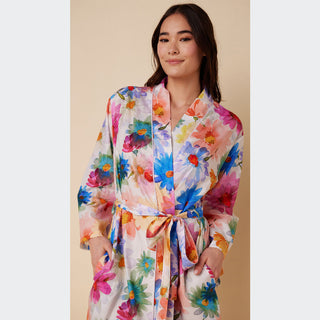 The Cat's Pajamas Annabella Luxe Pima Kimono Robe