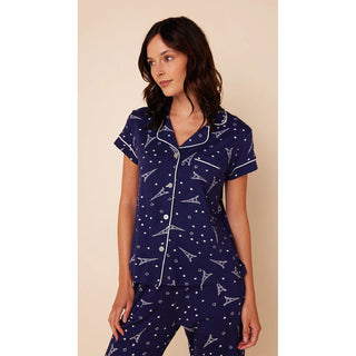 The Cat's Pajamas Etoile Pima Knit Capri Set