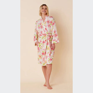 The Cat's Pajamas Rosalita Pima Knit Kimono Robe