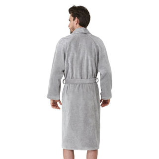 Yves Delorme Etoile Bath Robe For Him or Her - Platine